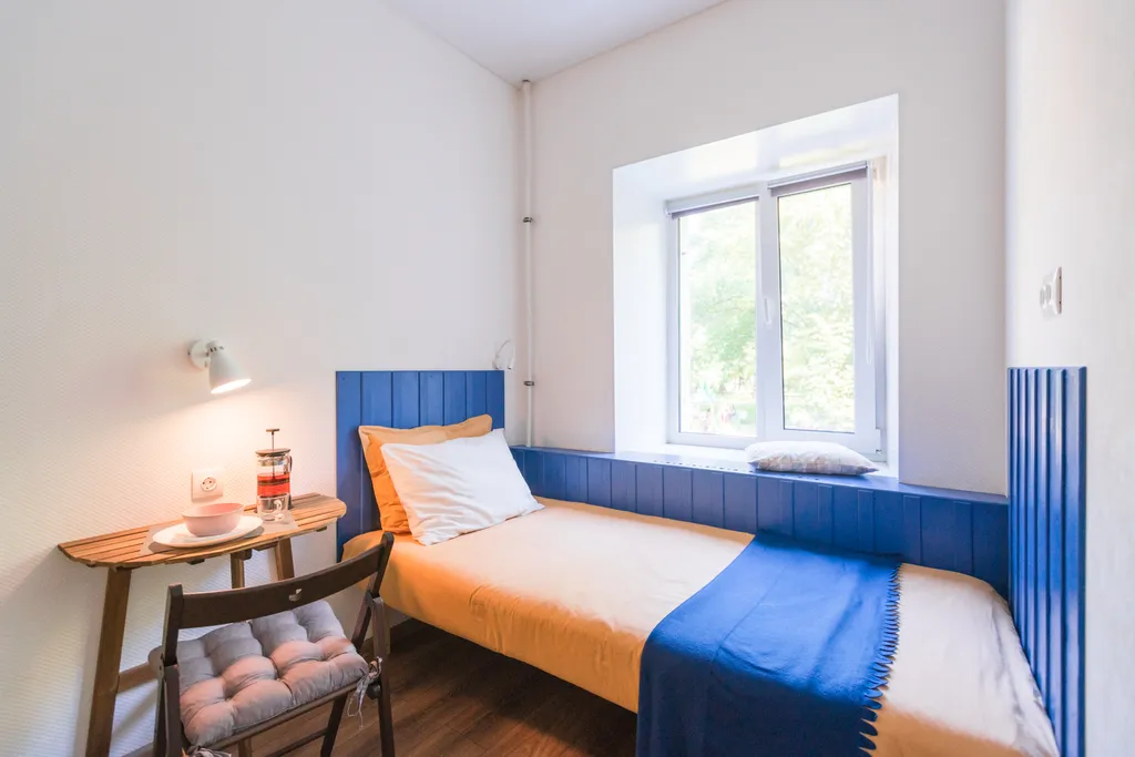 Квартира Квартира OneBlueBed Studio — Санкт-Петербург