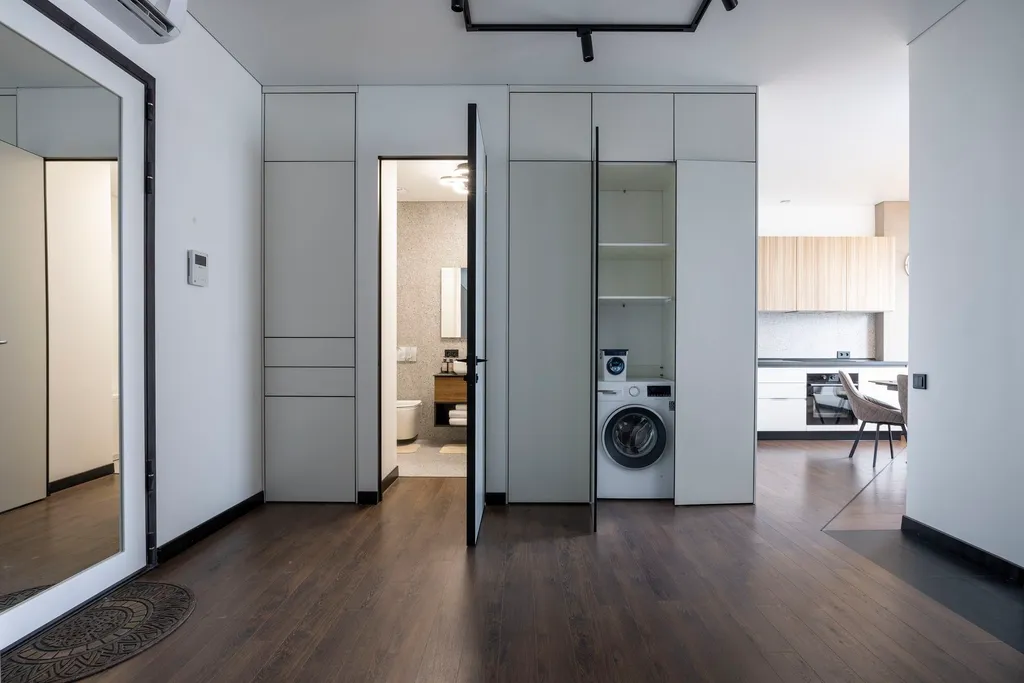 Квартира Квартира Дизайнерская двушка с камином у ЦСКА — Москва