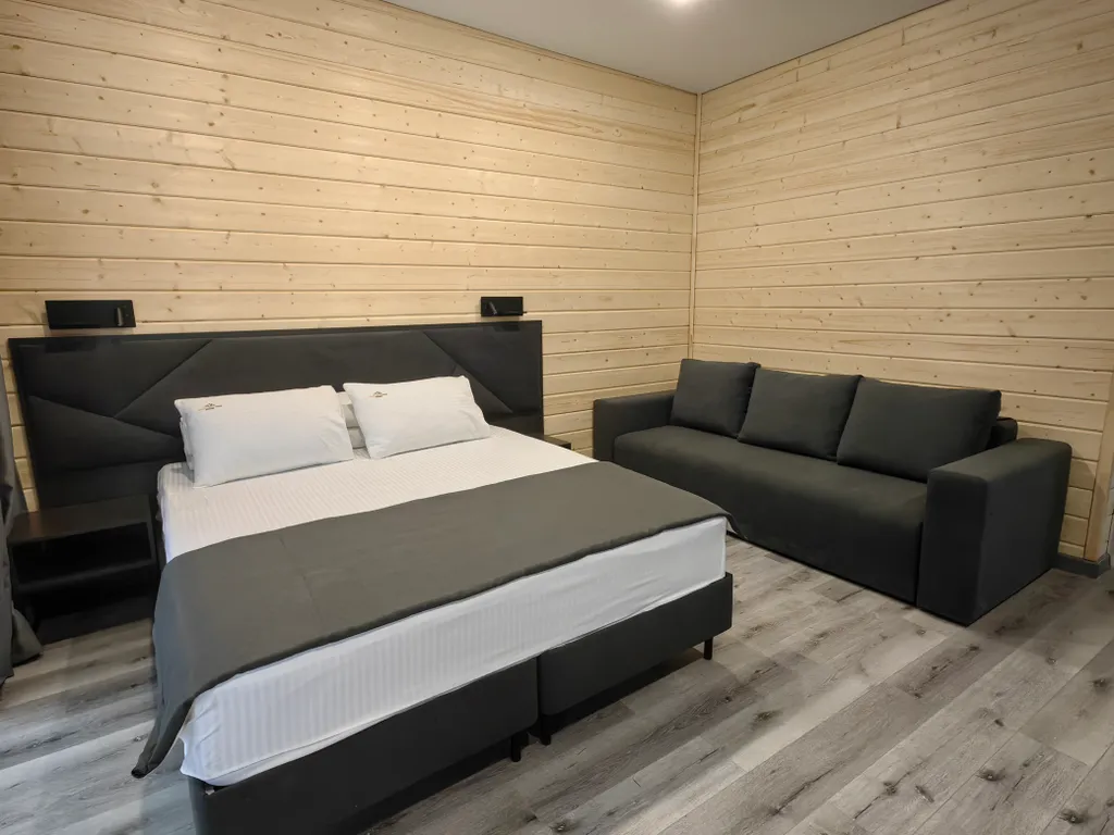 Дом Трио 17 с шикарным видом на реку Архыз