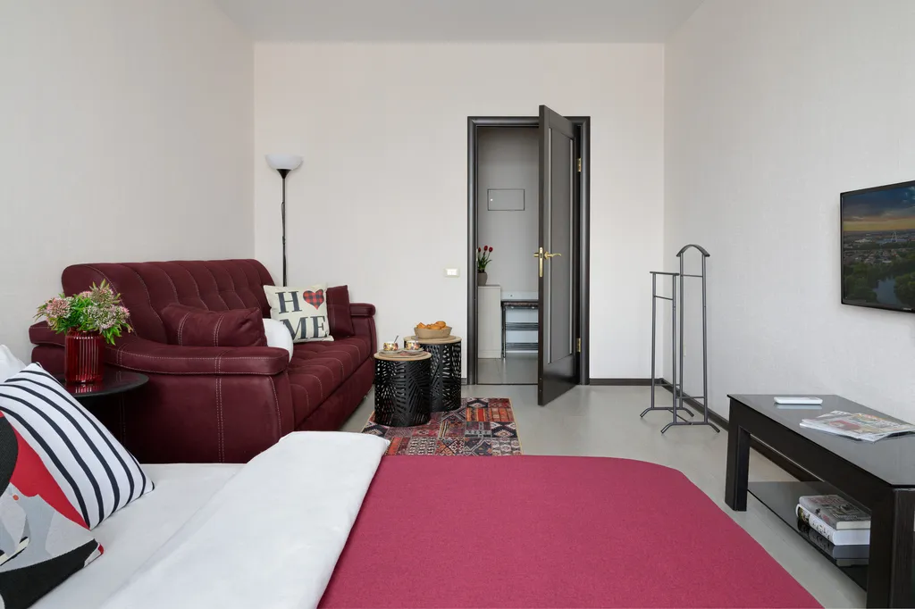 Современная 1-комнатная квартира в центре города