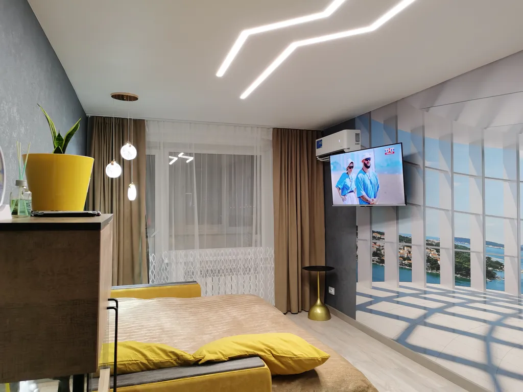 Квартира Квартира Perfect look и качеля, бухта Золотой рог, мосты, остров Русский, город — Владивосток