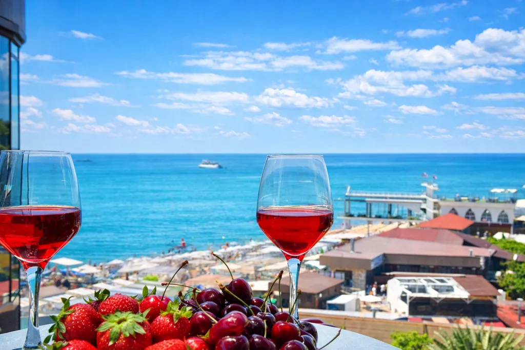 Квартира Люкс с видом на море и балконом — Лазаревское