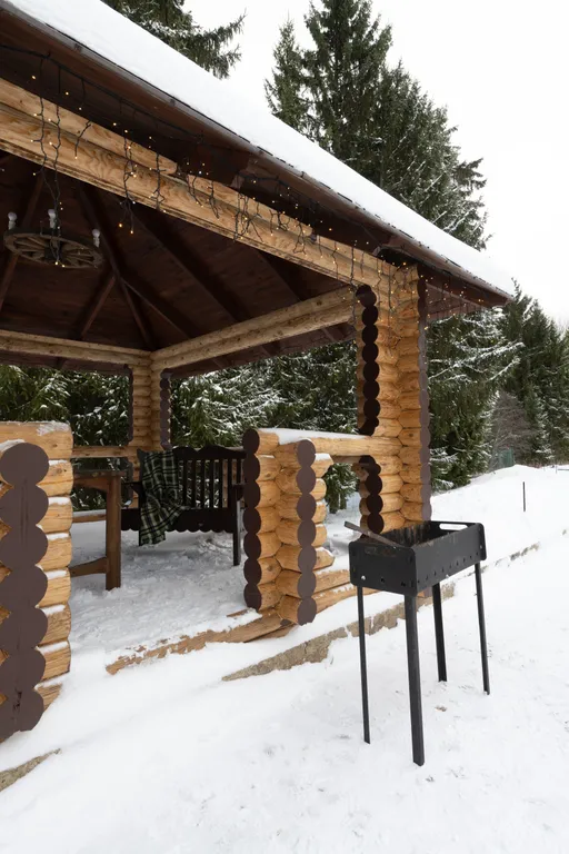 Бревенчатый коттедж вип 2, 4 спальни на берегу озера Селигер