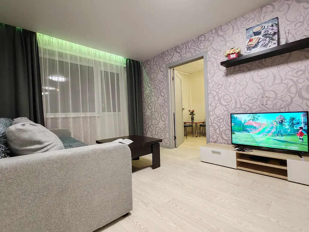 Квартира Уютная домашняя 2-комнатная квартира в 15 минутах езды от Волги — Самара