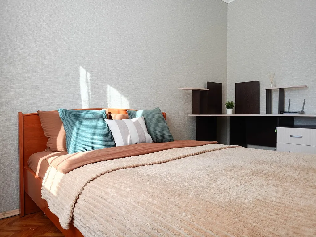 Двухкомнатная квартира для 6 гостей в центре города