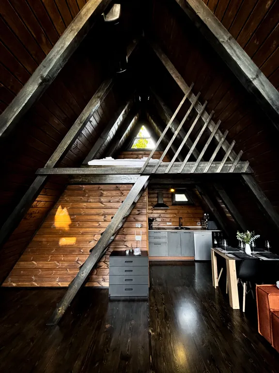 А-фрейм 1 домик на озере