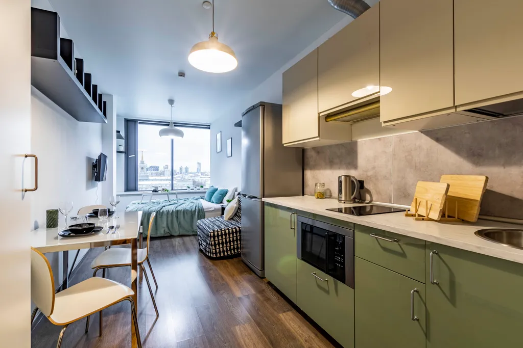 Апартамент для 3 гостей с красивым видом