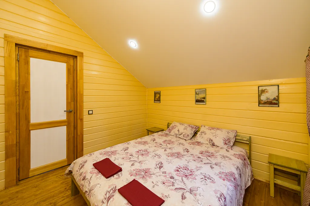 Кофейный коттедж с сауной и банным чаном