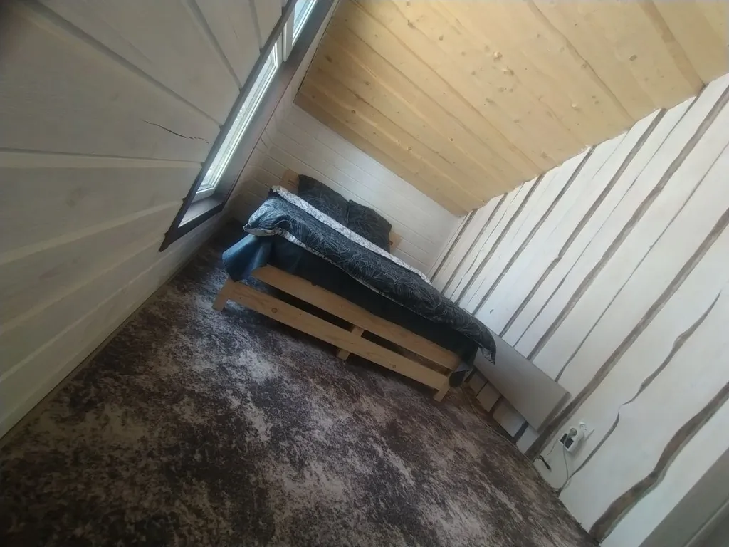 Коттедж Кедровый дом в лесу с панорамным окном и красивым видом на горы — Шерегеш