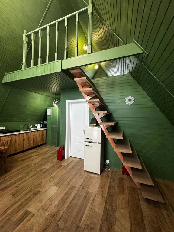 Коттедж А-Фрейм за городом для семейного отдыха