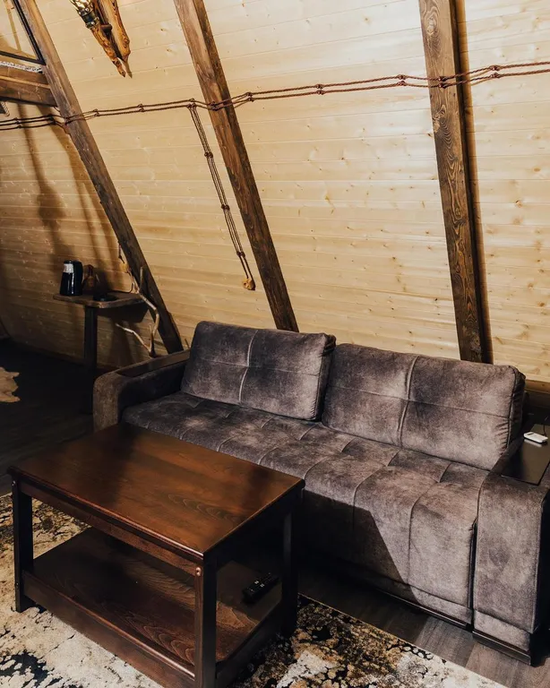 Отдых в горах в домике A-frame