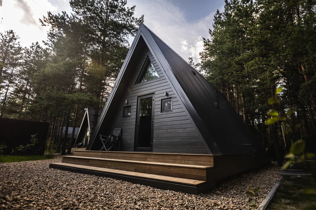 Коттедж Коттедж А-Фрейм грей — Павловский Посад