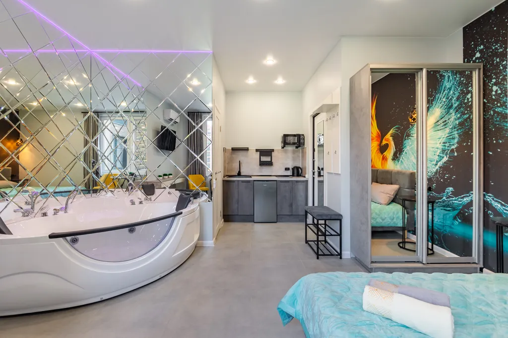 Студия с джакузи в ЖК Миниполис-Дивный