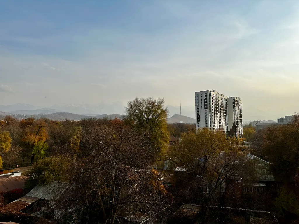 Студия с видом на горы у входа в Центральный парк