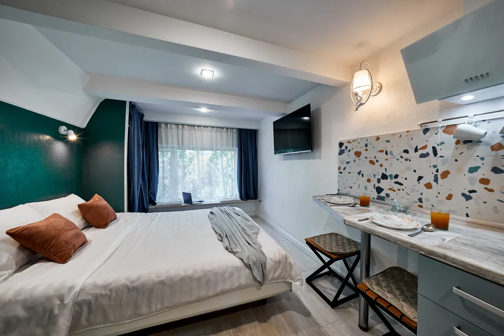 Квартира Апартаменты в зеленых тонах — Москва