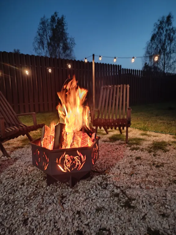 Коттедж Дом с панорамными окнами и печью для семейного отдыха, отдыха с детьми — Семеновское