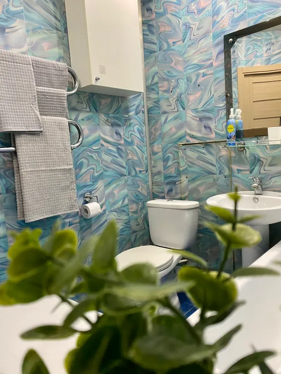 Уютная 2-комнатная квартира с дом кинотеатром и романтическим балконом