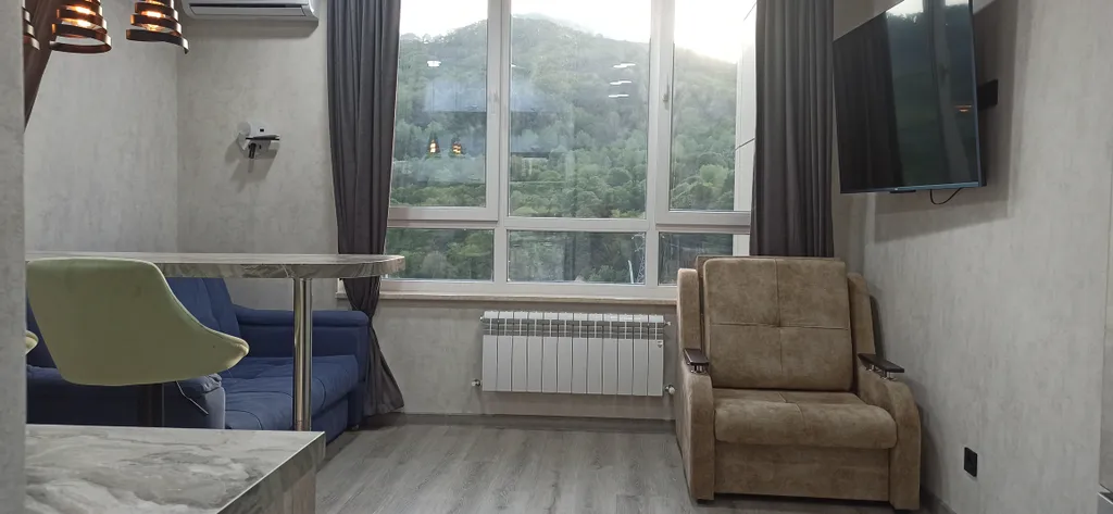 Квартира Квартира Евро студия на равнине с видом на горы, рядом море и лечебница Мацеста — Сочи