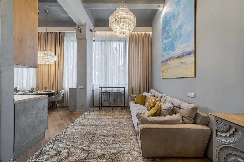 Квартира Квартира Дизайнерский лофт на Бауманской — Москва