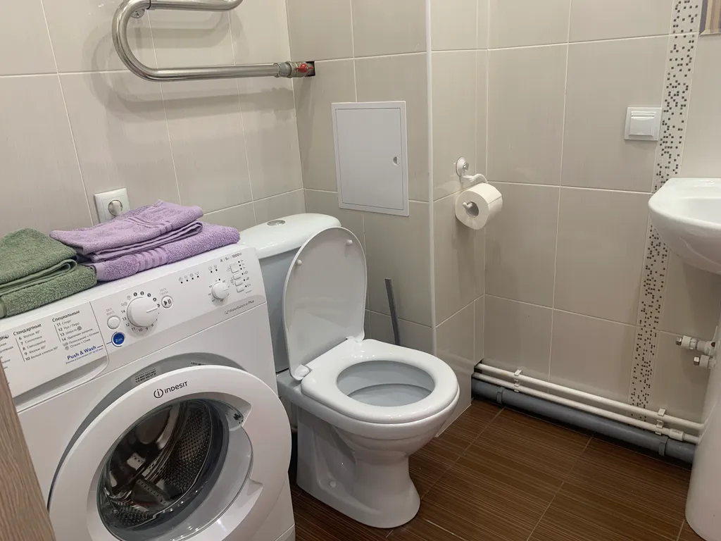 Квартира Уютная теплая полноценная квартира с видом на горнолыжную трассу — Красноярск