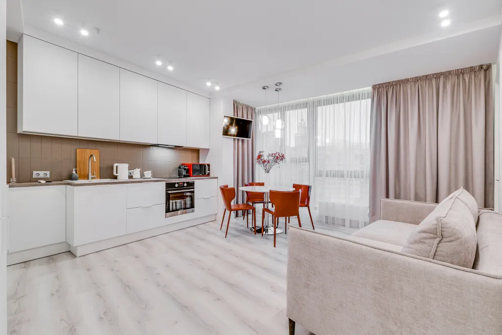 Квартира Квартира Уютный трёхкомнатный апартамент — Москва