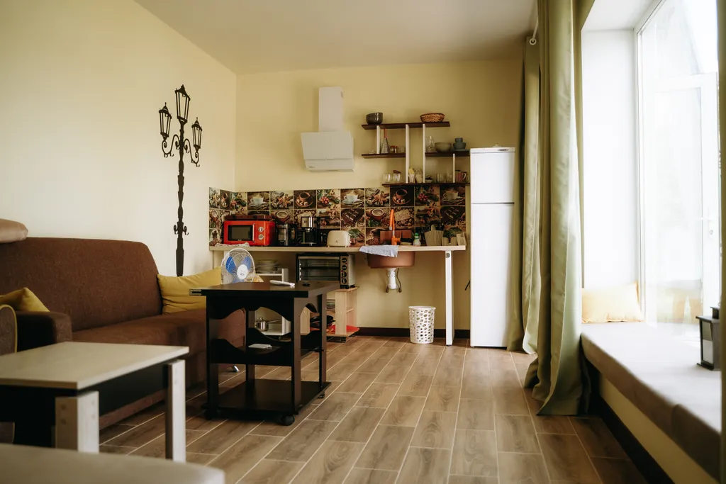 Панорамный дом с видом на воду, на берегу Вазузского водохранилища