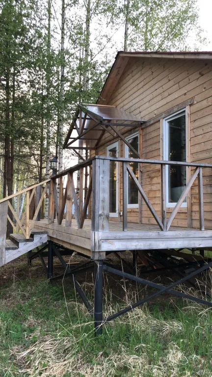 Коттедж Коттедж Дача на берегу пруда — Первомайское