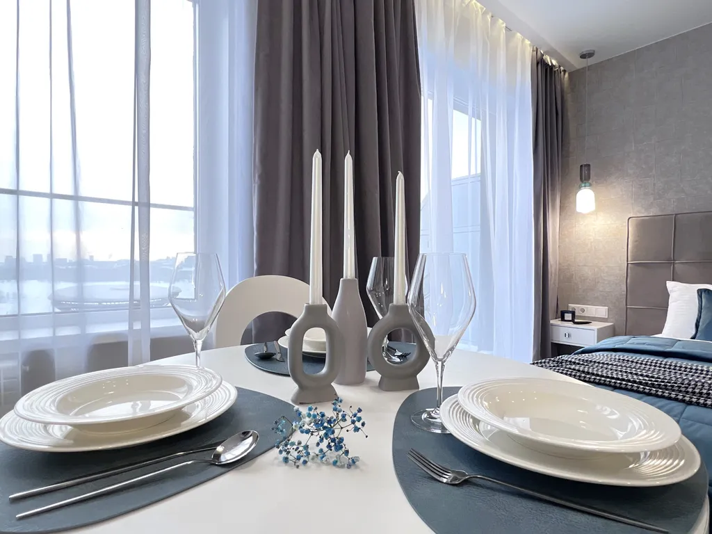 Шикарная студия с террасой и видом на реку