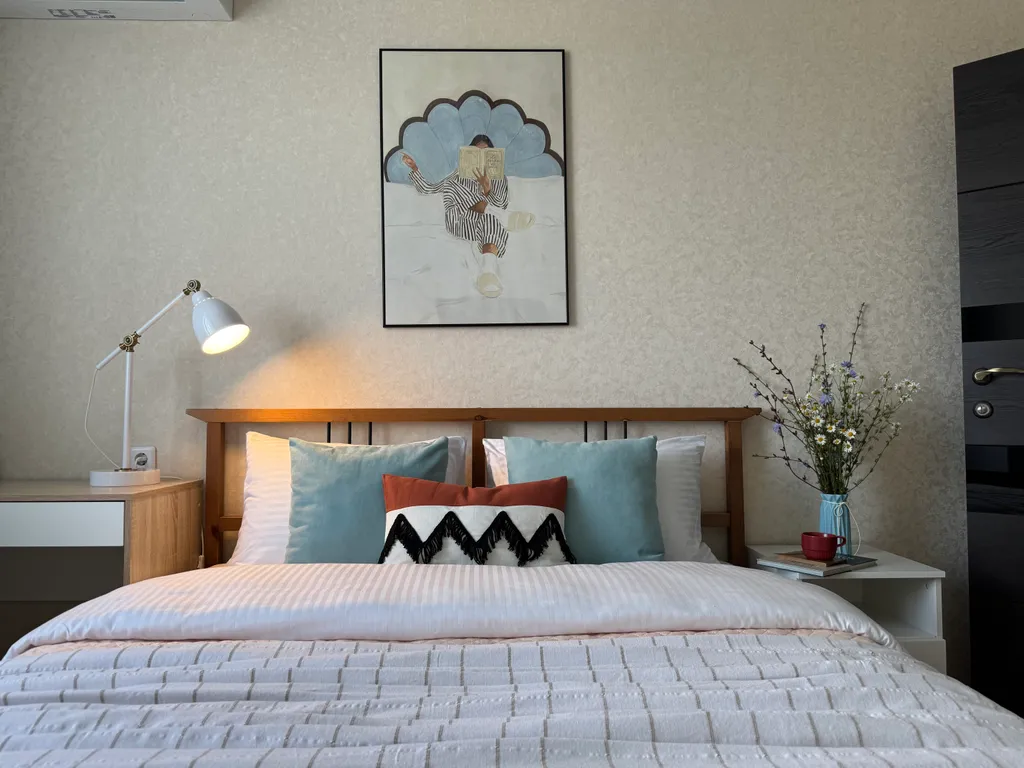 Семейная ретро квартира с видом на лес