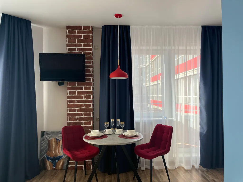 Яркий лофт центр, панорамный вид