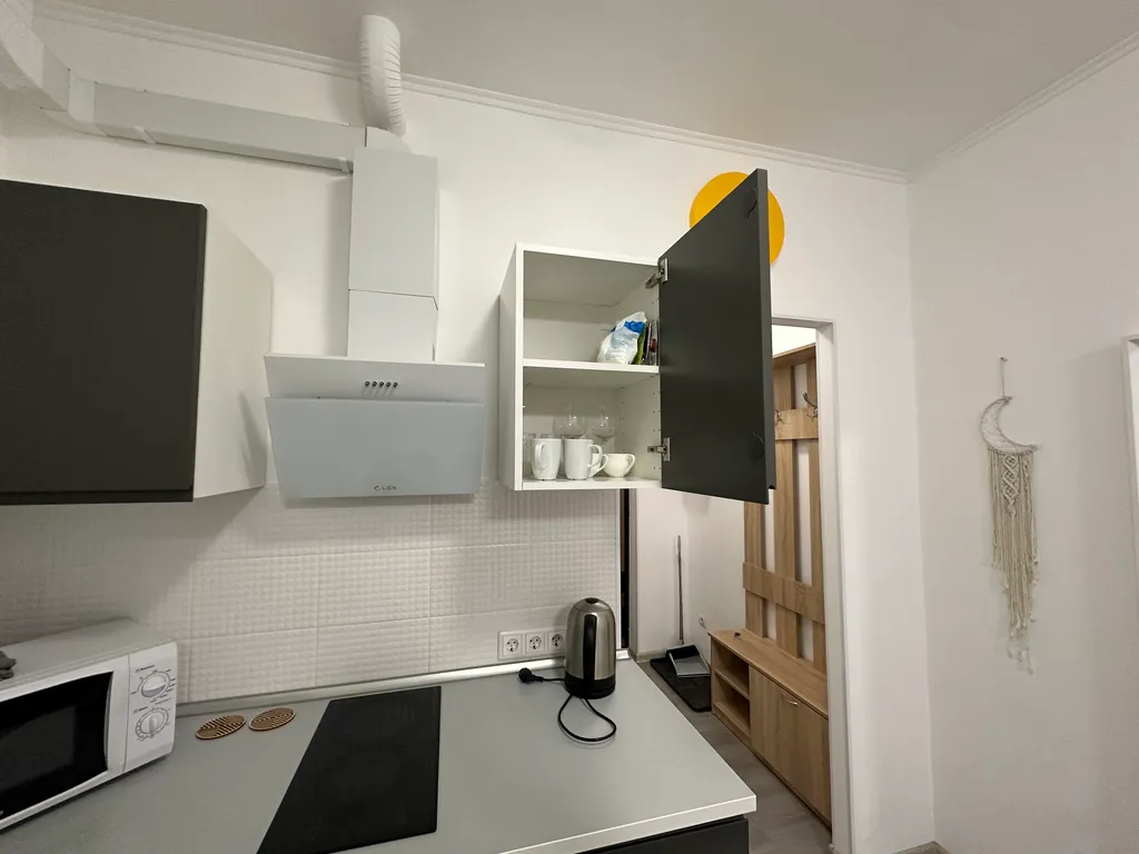 Светлая студия с видом на реку