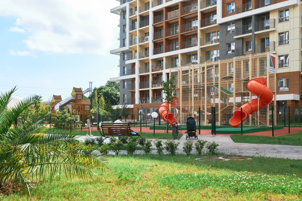 Студия с потрясающим видом на море и горы