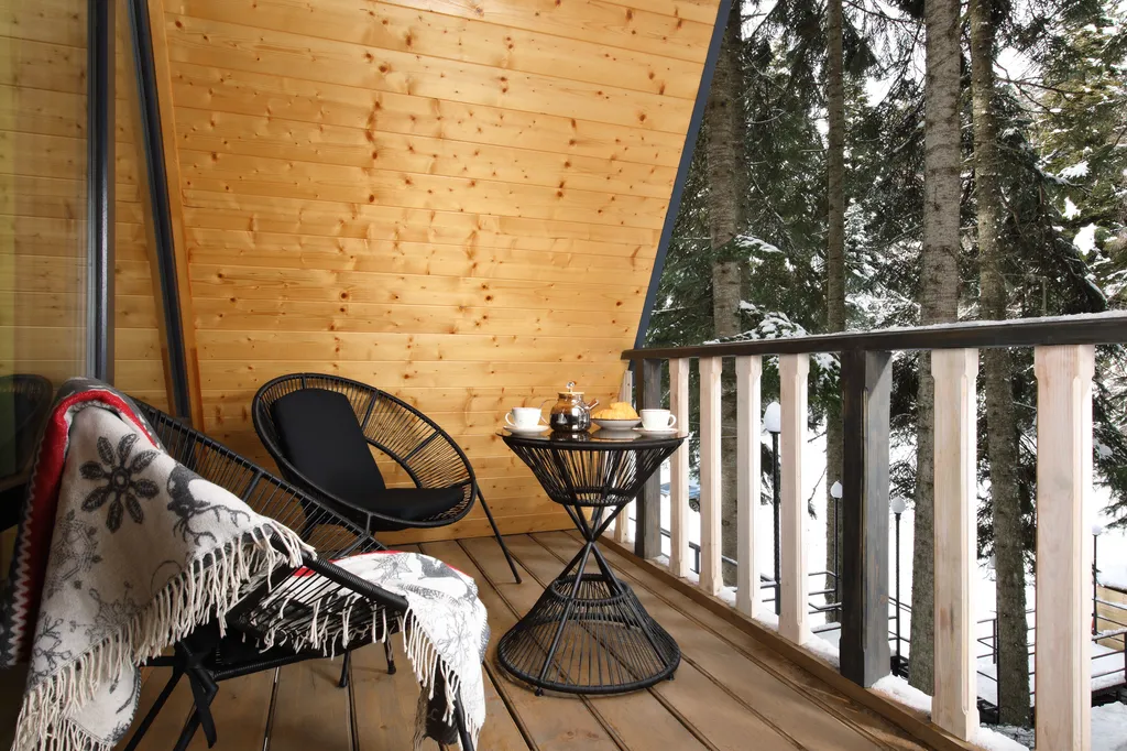 Коттедж 1-комнатный Дом — Архыз