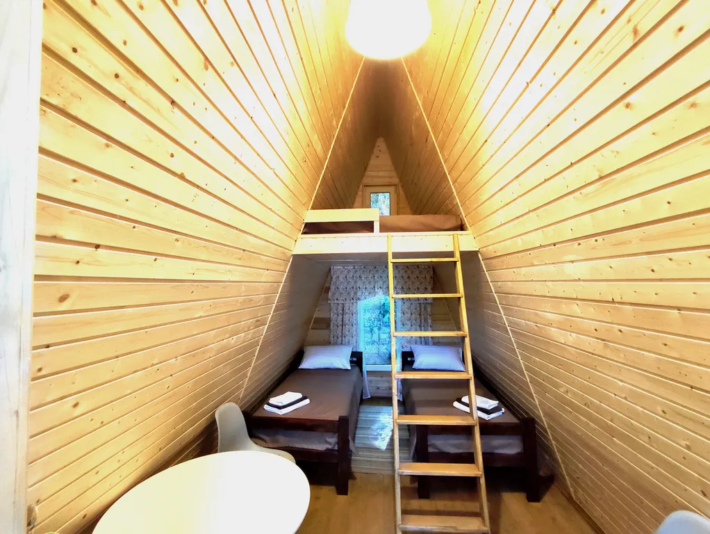 Шале с видом на лес и горы