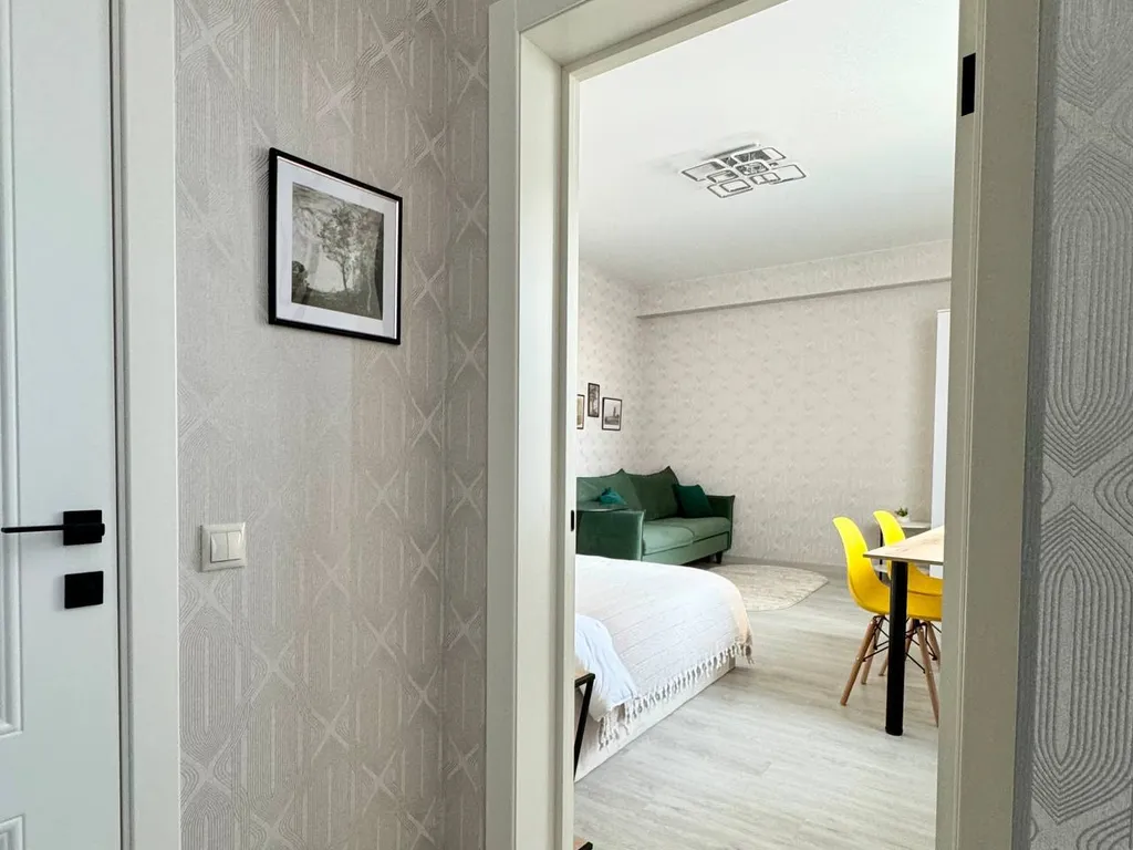 Светлая студия для четырёх гостей рядом с Термы Видное