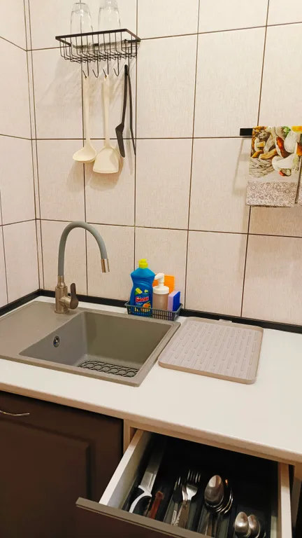 Уютная семейная студия с кухней и стиральной машинкой до 5 человек