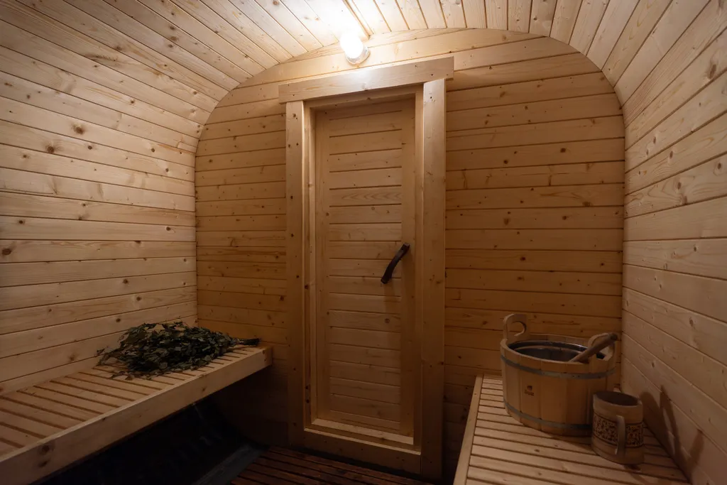 Коттедж с горячей купелью рядом с Выборгом