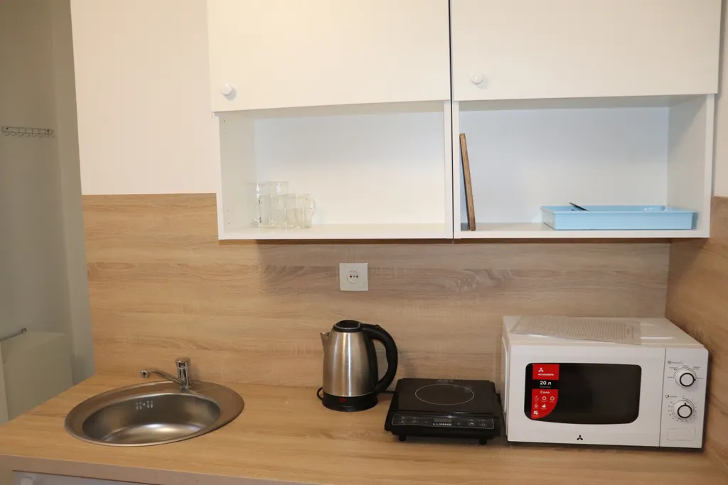 Компактная студия с двуспальным диваном у станции МЦД4 Железнодорожная