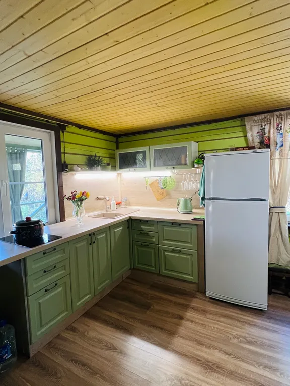 Дом в деревне с баней на дровах