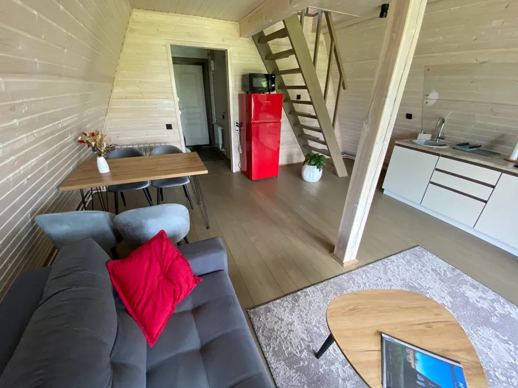 A-frame на берегу Волги