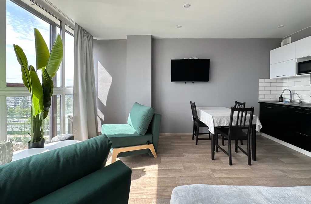 Видовая студия с шикарным видом около леса