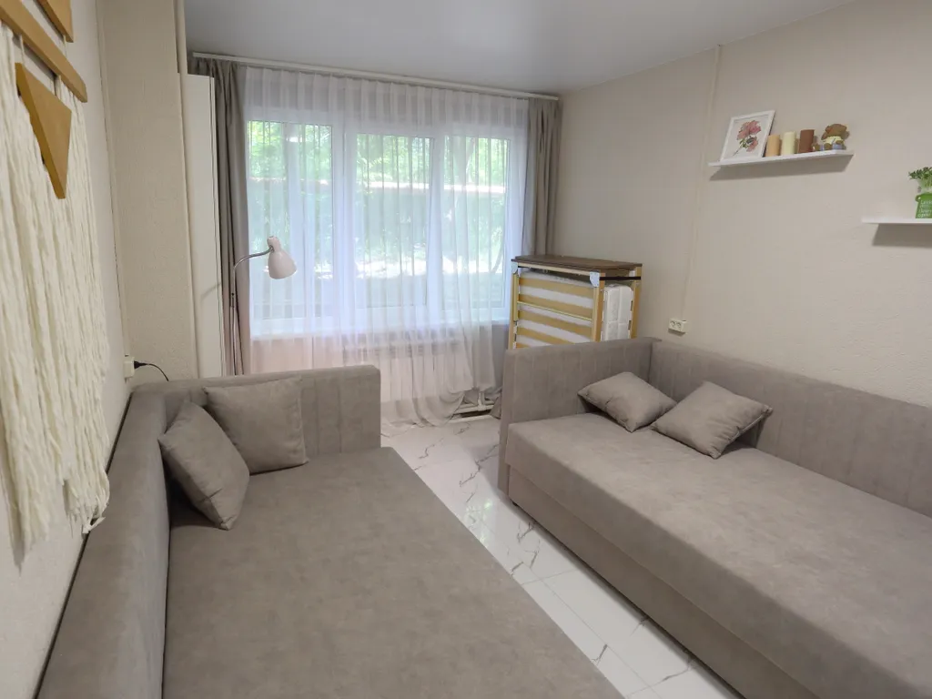 Уютная студия с раздельными спальными местами