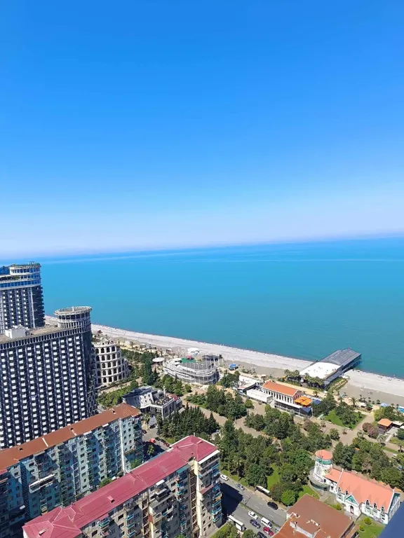 Квартира Квартира Семейный апартамент с отдельной спальней Орби Сити с видом на море — Батуми