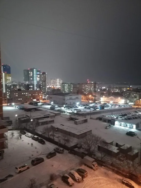 Уютная квартира с красивым ночным видом