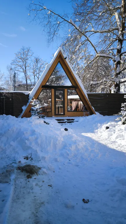 Дом в стиле Афрейм Дача у Горы