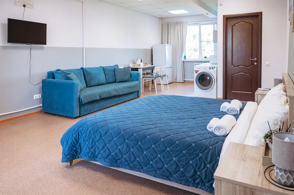 Квартира с личной БЕСПЛАТНОЙ парковкой и мангальной зоной в центре!