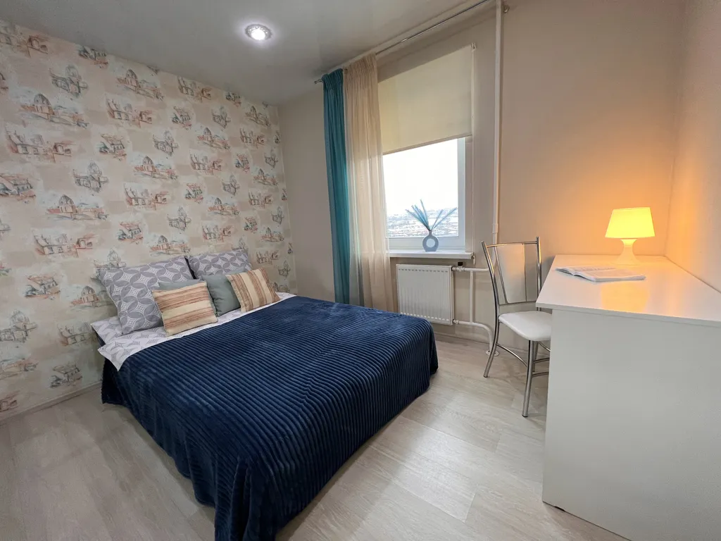 Уютная 2-комнатная квартира-студия в ЖК Малахит рядом с парком Победы