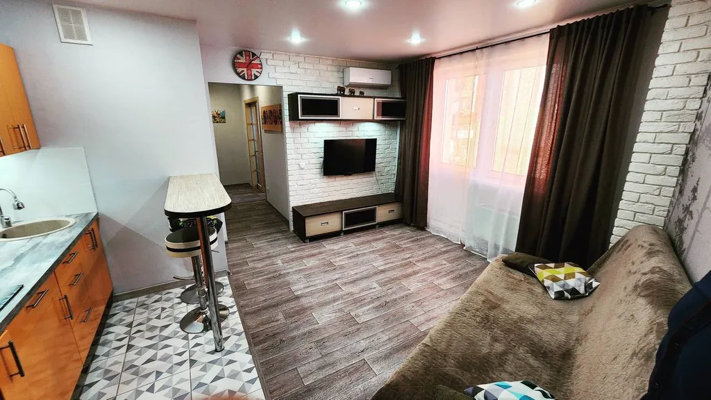 Квартира Квартира Евродвушка с видом на центр города — Красноярск