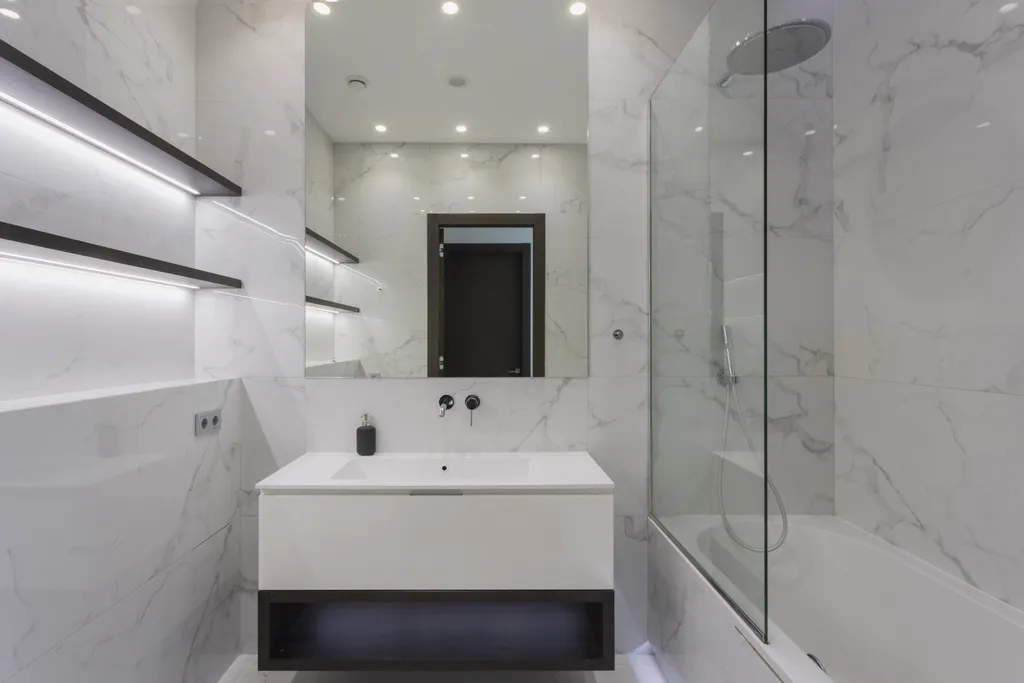 Лаконичный и стильный апартамент с видом на сити