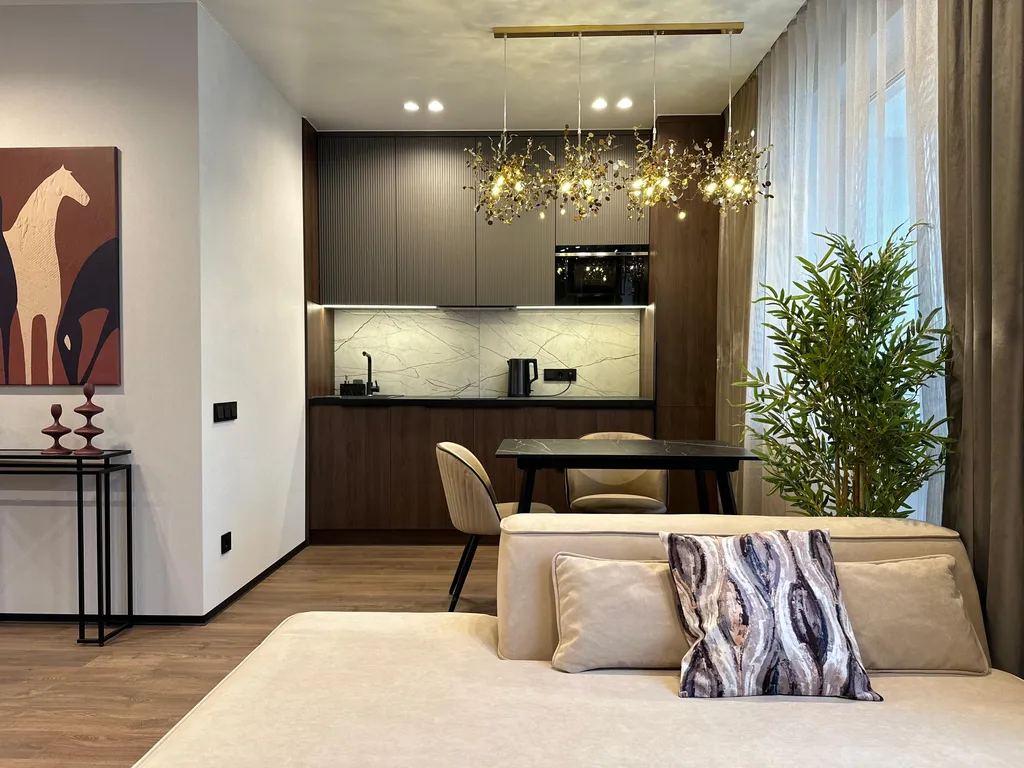 Стильная квартира-студия в ЖК Логика-2